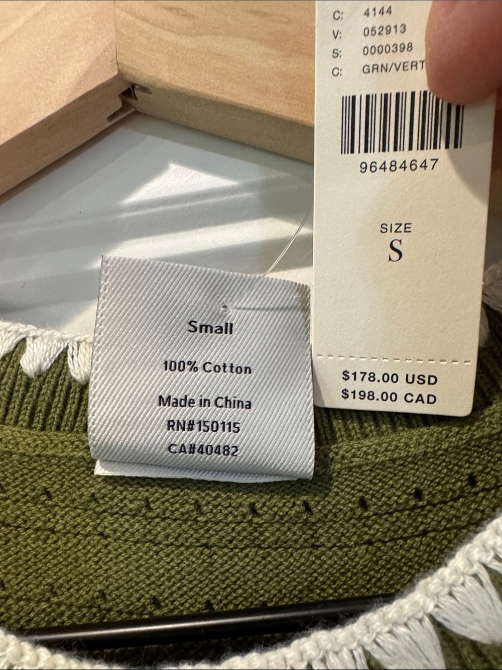 Varley Dwight Tank Knit Dress in Fresh Fern Green with White Trim - Picture 10 of 13